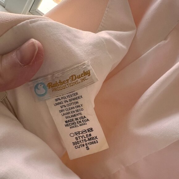 Rubber Ducky Short Strapless Cream Dress - Picture 4 of 5